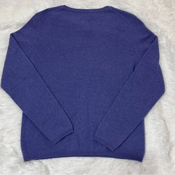 Charter Club 100% Cashmere Crew Neck Sweater Luxury Petite - Picture 5 of 7